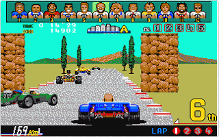 Power Drift atari screenshot