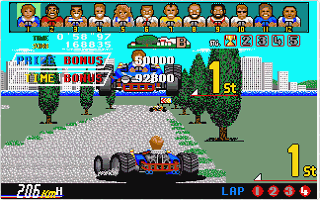 Power Drift atari screenshot
