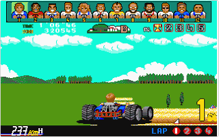 Power Drift atari screenshot