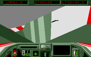 Powerdrome atari screenshot