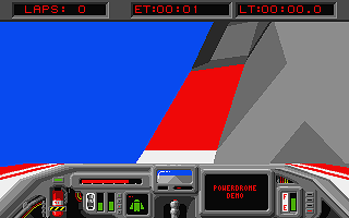 Powerdrome atari screenshot