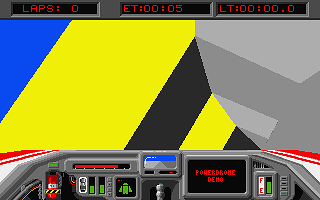 Powerdrome atari screenshot