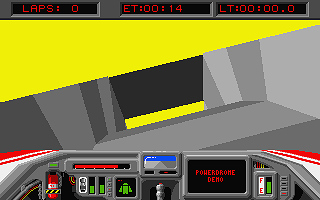 Powerdrome atari screenshot