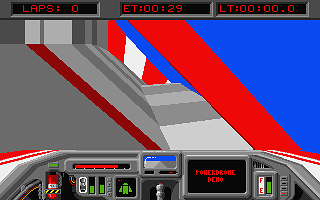 Powerdrome atari screenshot