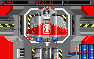 Powerdrome atari screenshot