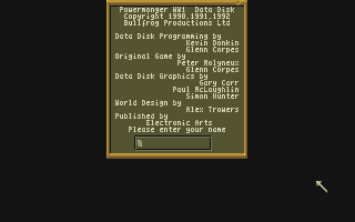 PowerMonger - World War I Edition atari screenshot