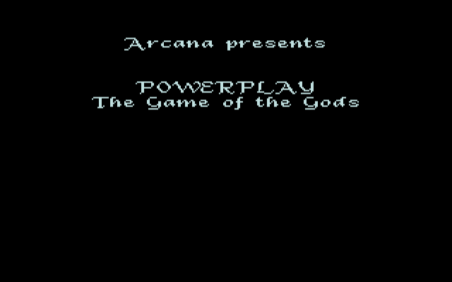 Powerplay - The Game of the Gods — screenshot 1