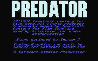 Predator atari screenshot