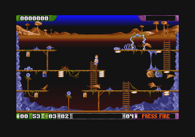 Prehistoric Tale (A) atari screenshot