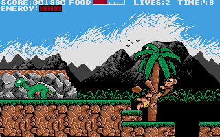 Prehistorik atari screenshot