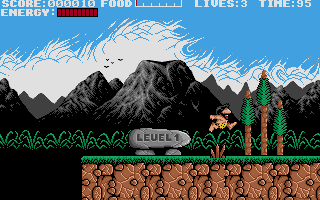 Prehistorik atari screenshot