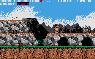 Prehistorik atari screenshot