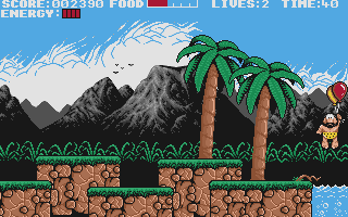 Prehistorik atari screenshot