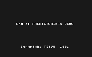 Prehistorik atari screenshot