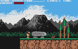 Prehistorik atari screenshot