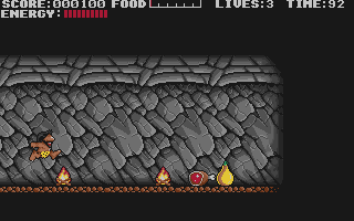 Prehistorik atari screenshot