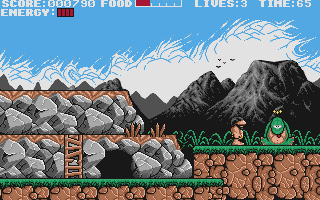 Prehistorik atari screenshot