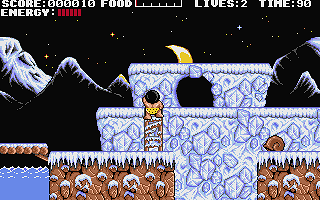 Prehistorik atari screenshot
