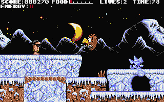 Prehistorik atari screenshot