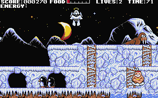 Prehistorik atari screenshot
