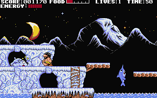 Prehistorik atari screenshot