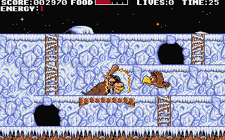 Prehistorik atari screenshot