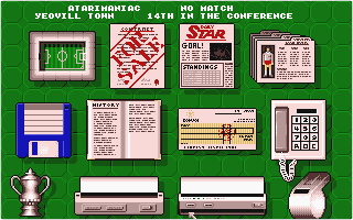Premier Manager atari screenshot