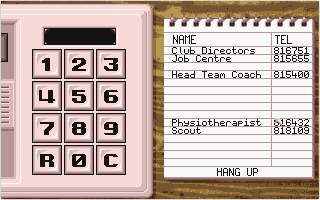 Premier Manager atari screenshot