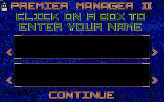 Premier Manager II atari screenshot