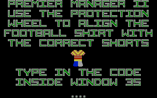 Premier Manager II atari screenshot