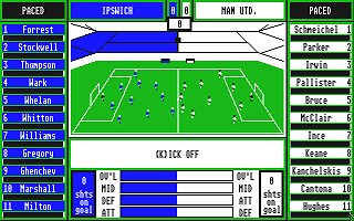 Premier Soccer atari screenshot