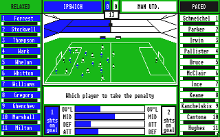 Premier Soccer atari screenshot