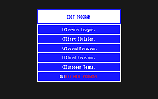 Premier Soccer atari screenshot