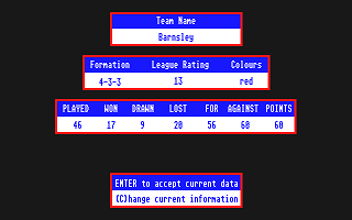 Premier Soccer atari screenshot