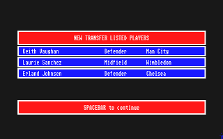 Premier Soccer atari screenshot