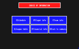 Premier Soccer atari screenshot