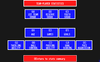 Premier Soccer atari screenshot