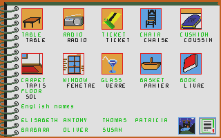 Premiers Pas en Anglais atari screenshot