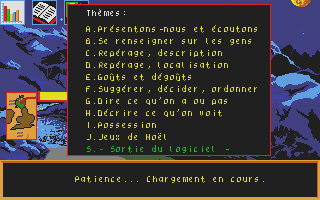Premiers Pas en Anglais atari screenshot