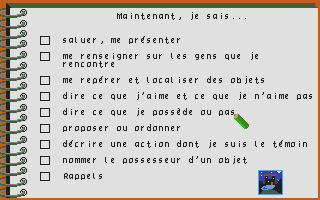 Premiers Pas en Anglais atari screenshot