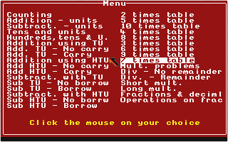 Primary Maths Course atari screenshot