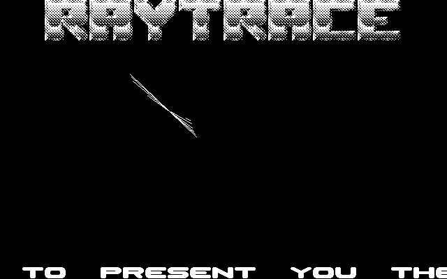 Prism Raytrace Demo atari screenshot