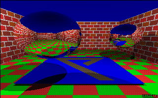 Prism Raytrace Demo atari screenshot