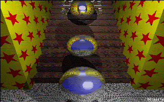 Prism Raytrace Demo atari screenshot