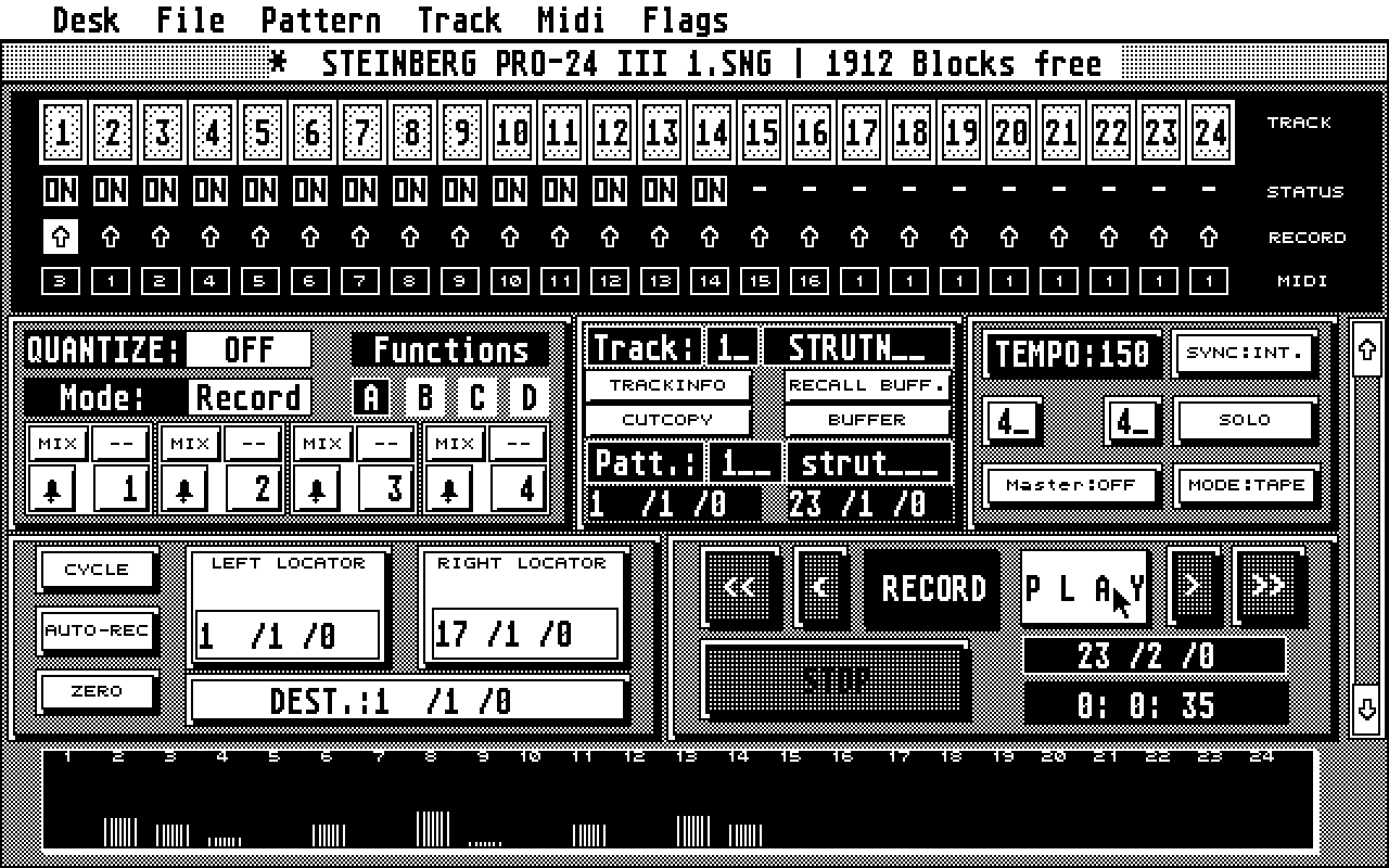 Pro 24 III atari screenshot
