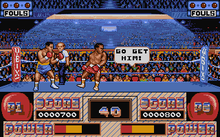 Pro Boxing Simulator atari screenshot