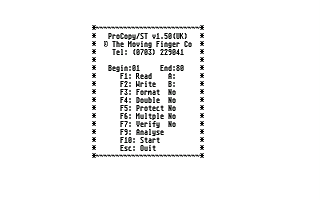 ProCopy ST atari screenshot