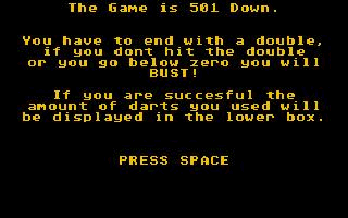 Pro Darts atari screenshot