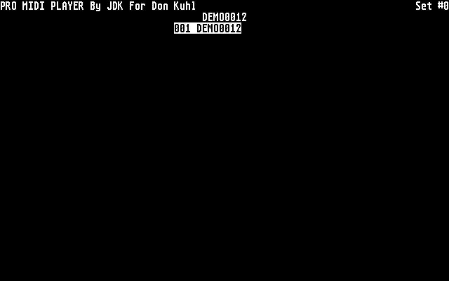 Pro MIDI Player (The) atari screenshot