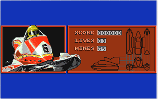 Pro Powerboat Simulator atari screenshot